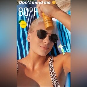 Xhilaration Cheetah Bikini Large Top and Bottom